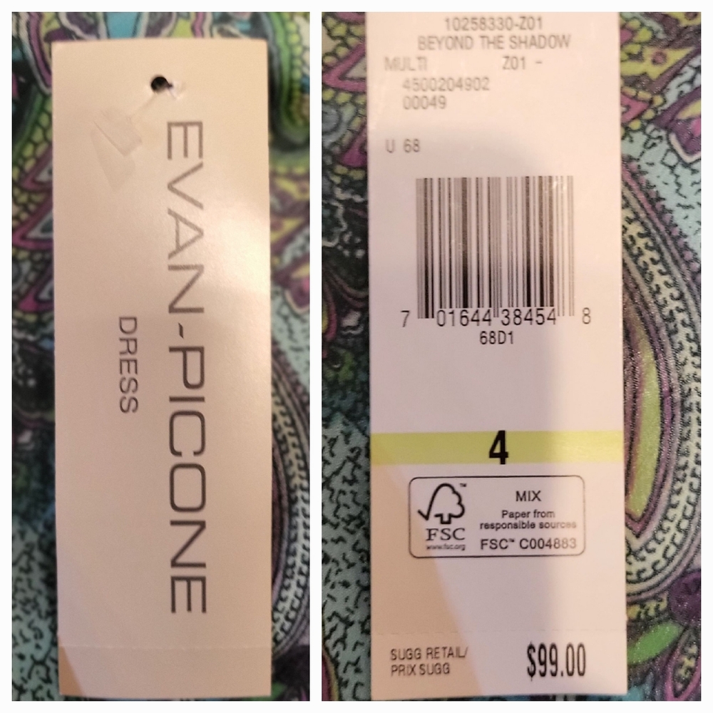 NWT Evan-Picone Dress - Picture 3 of 5